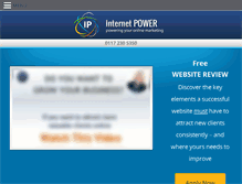 Tablet Screenshot of internetpower.co.uk